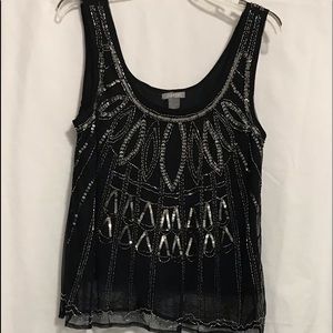 Sear dressy top. Beaded